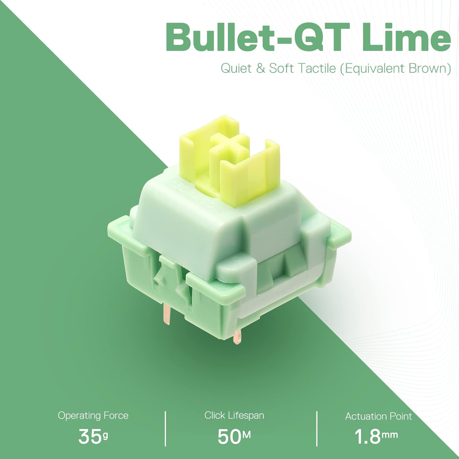Redragon A113 Bullet-QT Soft Tactile Mechanical Switch Redragon A113 Bullet-QT Soft Tactile Mechanical Switch